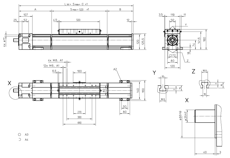 dimensions